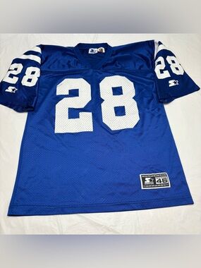 Starter Quarterback Club Marshall Faulk Indianapolis Colts Jersey Men’s 46 M